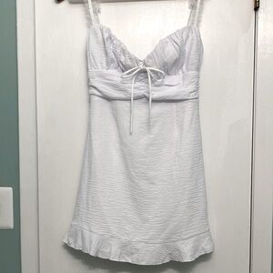 Simple White Party Dress